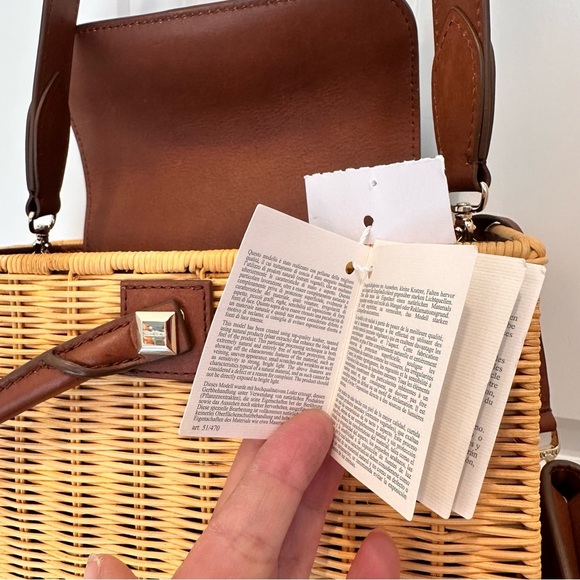 NWOT Max Mara Shoulder Bag with Leather Strap. Sz: OS Spring/Summer/Vacations - Picture 12 of 17